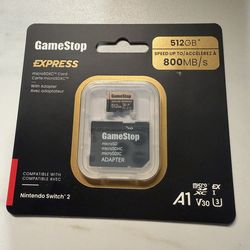 GameStop 512GB Express Micro SD Card for Nintendo Switch 2 - BRAND NEW