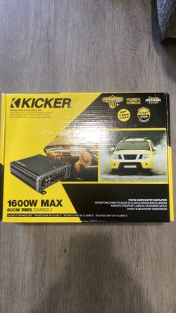 Kicker amp. model- CXA800.1 monoblock