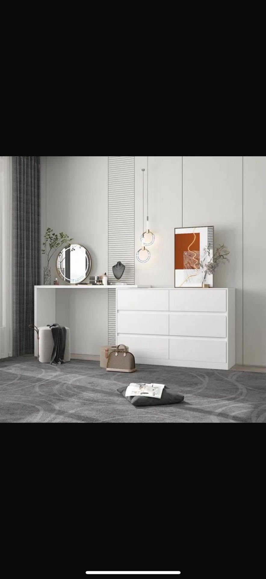 White Vanity Makeup Of Wayfair