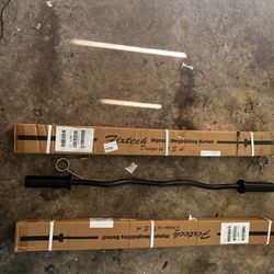 2 Olympic Curl Bars