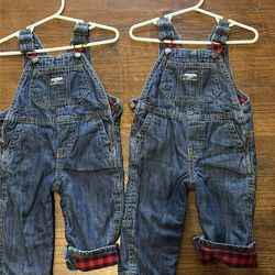 Baby clothes size 9 mos Osh Kosh Overalls (twins)