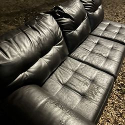 Used black sofa 