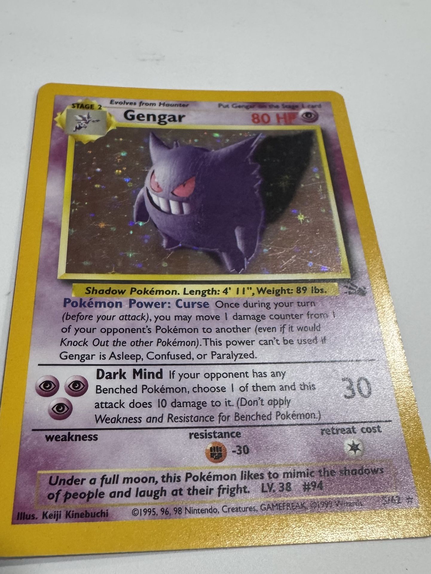Base Pack Holographic Gengar