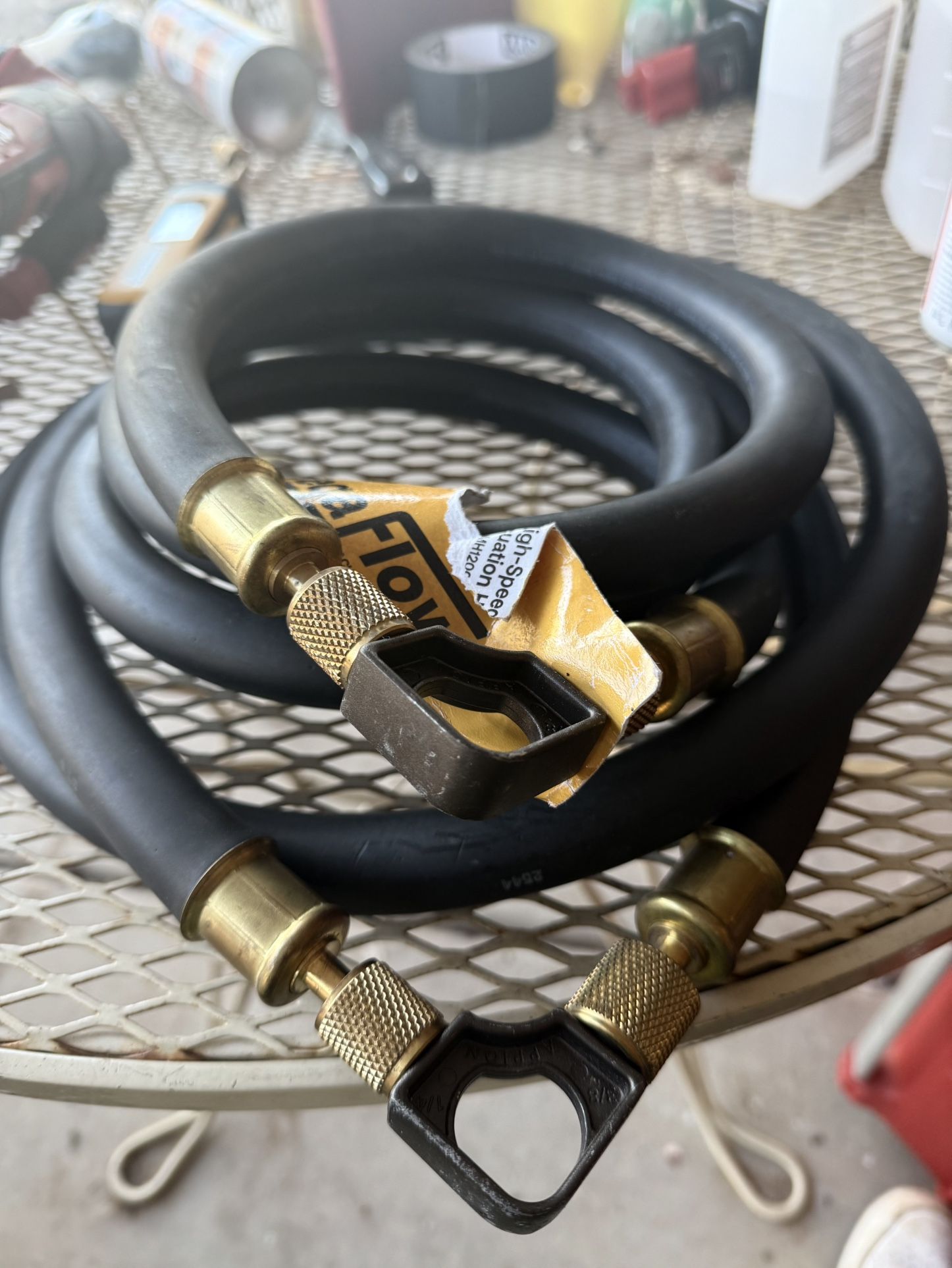 x2 Appion Megaflow Vacuum Hoses 1/2 inch 3/8 to 1/4