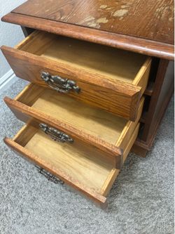 3 tier vintage night stand