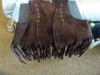 Leather vest