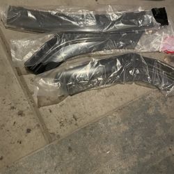 3Pcs Car Front Bumper Spoiler Splitter Lip Diffuser Bumper Racing Lips Cover Trim Body Kit Compatible with Civic Sedan 4Dr 2016-2019(Matte Black) 