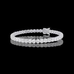 Available 3ct Tennis Bracket 14kt Gold Lab Diamond Cvd