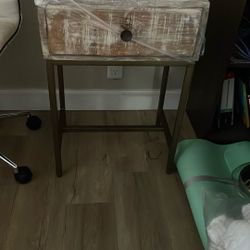 Night Wooden  Table With Drawer 