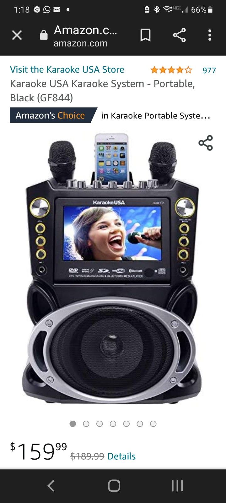 Karaoke USA Model GF829 for Sale in Maple Valley, WA OfferUp