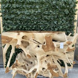 *** Gorgeous Solid Teak Wood Console Table 