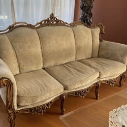 Couch and Two Chairs, Antique