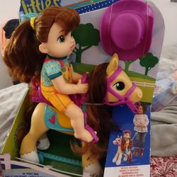 Doll Riding Pony