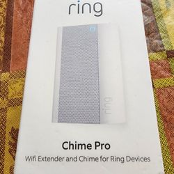 Ring Chime Pro Wifi Extender,Nightlight & Chime for Ring Devices White Brand New,firm