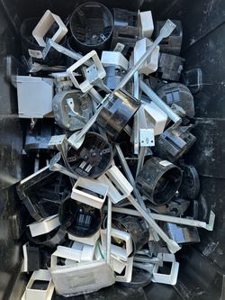 Mixed Lot Electrical Boxes and Brackets