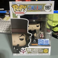 Funk Pop Animation One Piece #1997 Rob Lucci With Hattori Chase Limited Edition