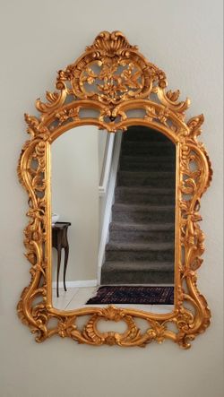 Large statement wall mirror