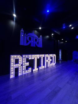 Light Up Letters White Numbers 