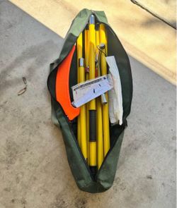 30 FT Telescoping Tree Pruner / Pole Saw Kit – Fiberglass