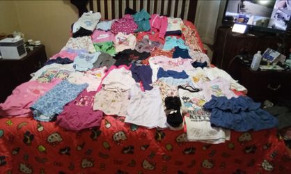 49 pieces of toddler Girls clothing size 3t and 4t