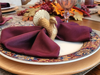 Turkey Napkin Ring set of 5