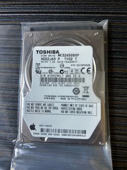 New: Toshiba MacBook Hard Drive