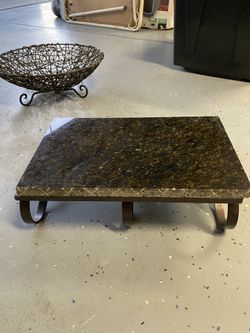 Granite and Iron Stand