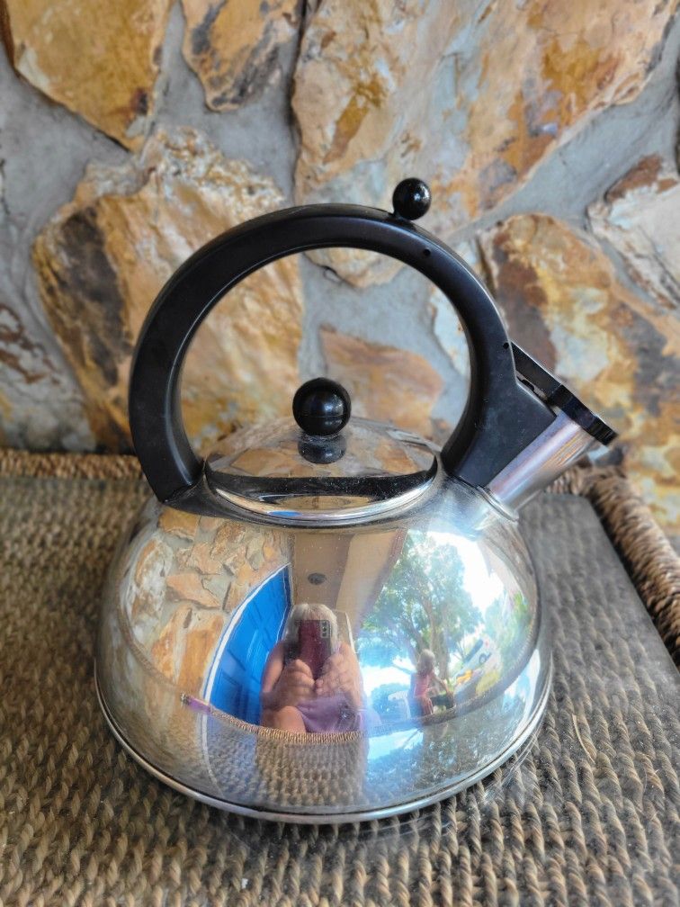 Copco Silver Whistling Kettle