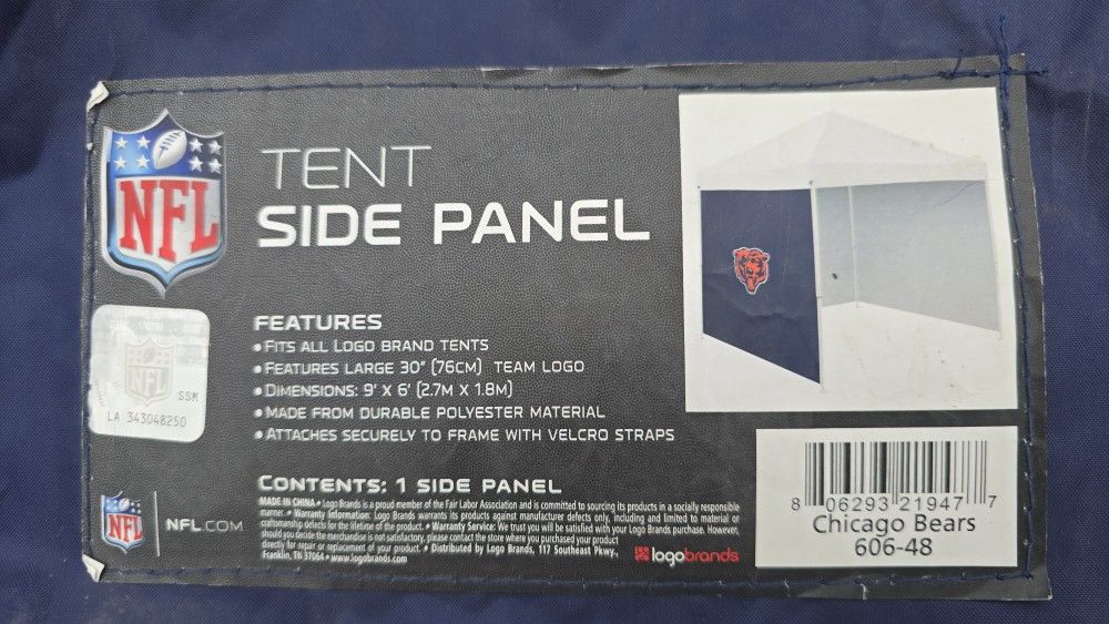 NFL CANOPY SIDE PANEL