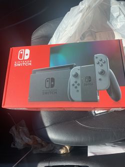 Nintendo switch console grey