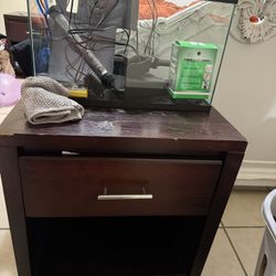 fish tank with night stand 