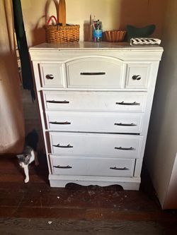 white dresser