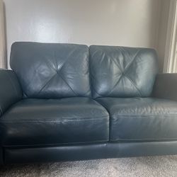 Leather Loveseat