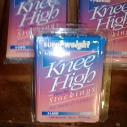 3 Packs Knee High Compression Stockings 