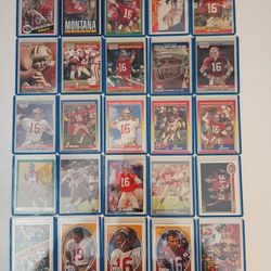 Joe Montana card lot