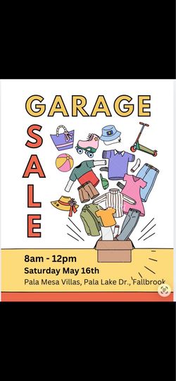 Community Garage Sale Fallbrook May 16