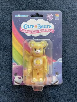 BearBrick Carebears Funshine Bear 100%