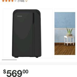 AC IN TIME FOR SUMMER! Brand New 13,500 BTU Wifi Toshiba

WiFi Portable Air Conditioner
w/ Dehumidifier-Remote Paid

Over  $580