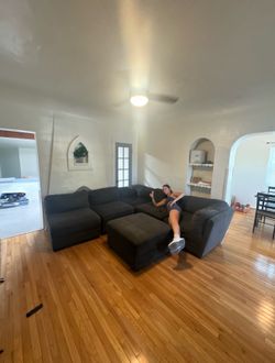 Gray Modular Couch