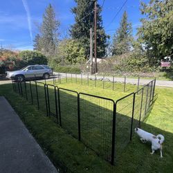 Outdoor dog playpen