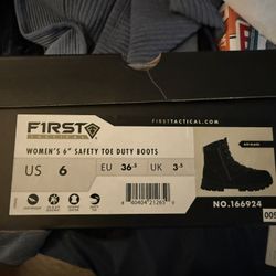 First Tactical Safety Toe Boots