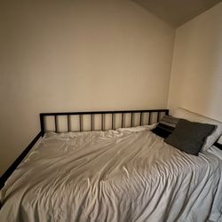 Twin Size Bed With Mattress And Memory Foam