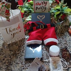 Santa Pants Gift Bag Full Of Goodies 