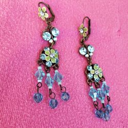 Antique Blue Earrings 