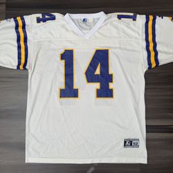 Vintage 90s Starter Minnesota Vikings Brad Johnson #14 NFL Jersey Men’s 52 XL