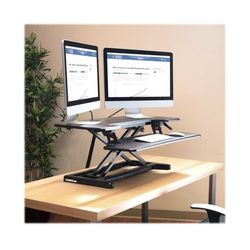 FlexiSpot  AlcoveRiser Standing Desk Converter With Adjustable Height - Black