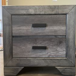 Gray Nightstand 