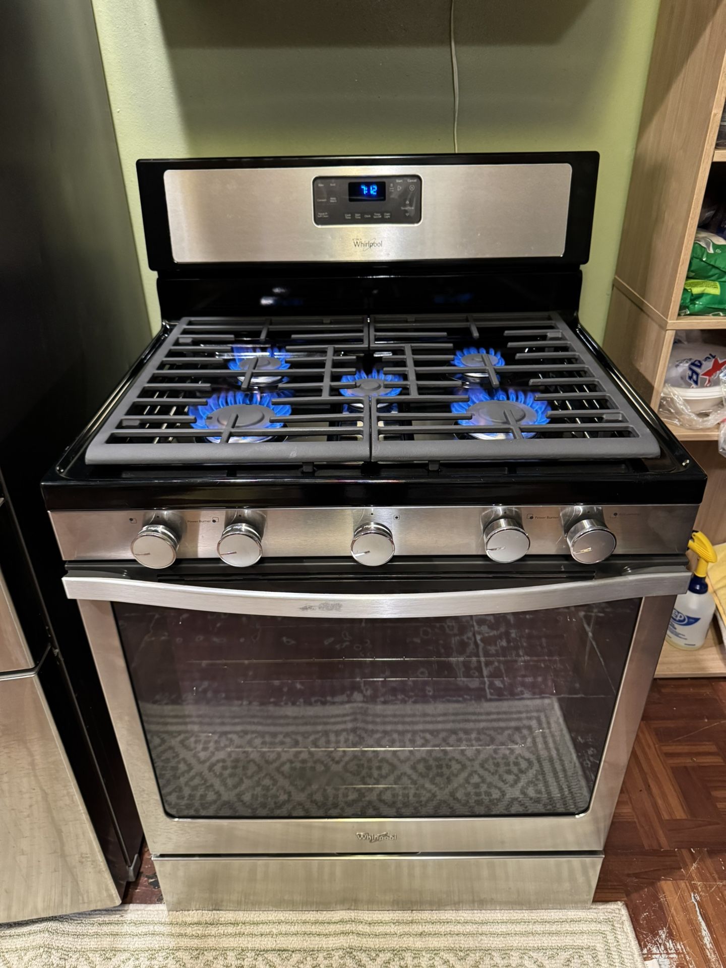 Estufa Whirlpool Stainless Steel 5 Quemadores