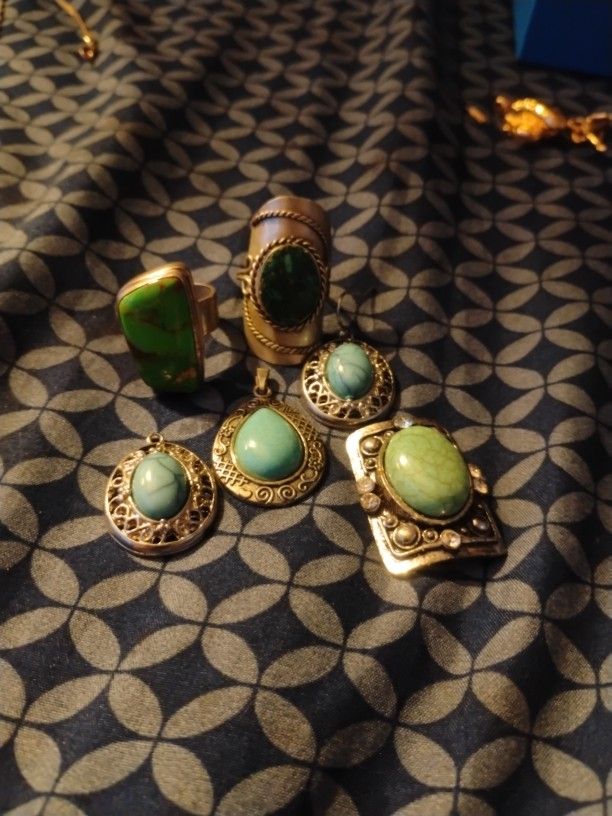 Jade Assorted Jewelry.