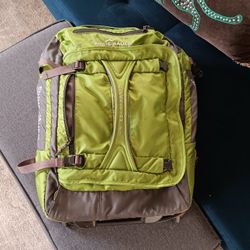 Eddie Bauer Expedition 21 Rolling Duffel Travel Bag Luggage - Green